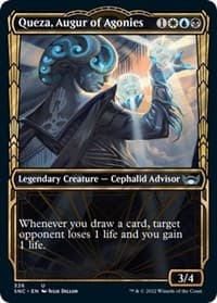 Queza, Augur of Agonies (Showcase) - Streets of New Capenna - Magic: The Gathering card