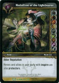 Medallion of the Lightbearer - The Hunt for Illidan - WoW card