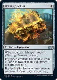 Brass Knuckles - Streets of New Capenna - Magic: The Gathering card