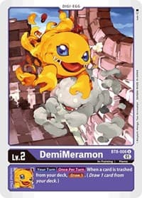 DemiMeramon - New Awakening - Digimon Card Game card