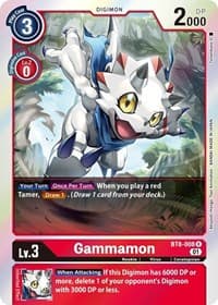 Gammamon - New Awakening - Digimon Card Game card