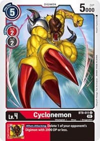 Cyclonemon - New Awakening - Digimon Card Game card