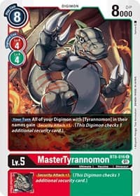 MasterTyrannomon - New Awakening - Digimon Card Game card