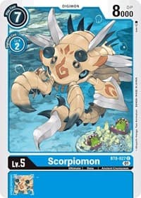 Scorpiomon - New Awakening - Digimon Card Game card