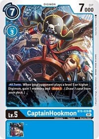 CaptainHookmon - New Awakening - Digimon Card Game card