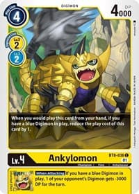 Ankylomon - New Awakening - Digimon Card Game card