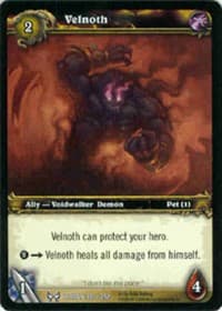 Velnoth - The Hunt for Illidan - WoW card