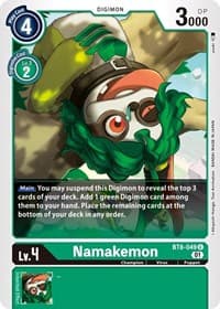 Namakemon - New Awakening - Digimon Card Game card