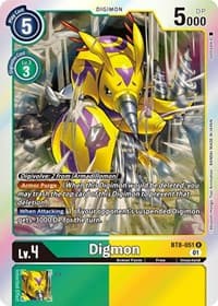 Digmon - New Awakening - Digimon Card Game card