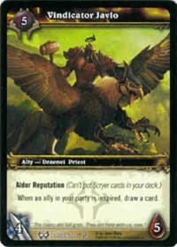 Vindicator Javlo - The Hunt for Illidan - WoW card