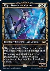 Rigo, Streetwise Mentor (Showcase) - Streets of New Capenna - Magic: The Gathering card