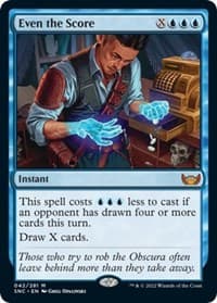 Even the Score - Streets of New Capenna - Magic: The Gathering card