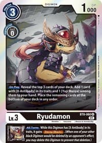 Ryudamon - New Awakening - Digimon Card Game card