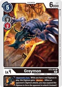 Greymon - New Awakening - Digimon Card Game card