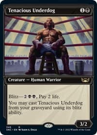 Tenacious Underdog (Showcase) - Streets of New Capenna - Magic: The Gathering card