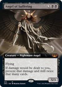 Angel of Suffering (Extended Art) - Streets of New Capenna - Magic: The Gathering card