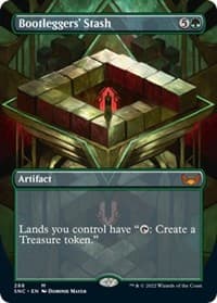 Bootleggers' Stash (Borderless) - Streets of New Capenna - Magic: The Gathering card