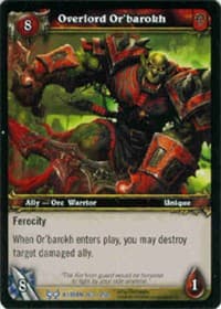Overlord Or'barokh - The Hunt for Illidan - WoW card