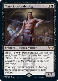 Tenacious Underdog - Streets of New Capenna - Magic: The Gathering card