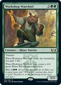 Workshop Warchief - Streets of New Capenna - Magic: The Gathering card
