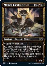Masked Bandits (Showcase) - Streets of New Capenna - Magic: The Gathering card