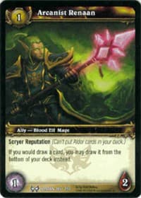 Arcanist Renaan - The Hunt for Illidan - WoW card