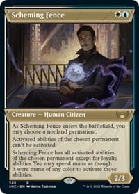 Scheming Fence (Showcase) - Streets of New Capenna - Magic: The Gathering card