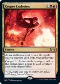 Corpse Explosion - Streets of New Capenna - Magic: The Gathering card