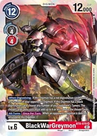 BlackWarGreymon - New Awakening - Digimon Card Game card