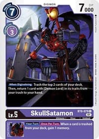 SkullSatamon - New Awakening - Digimon Card Game card