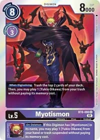 Myotismon - New Awakening - Digimon Card Game card