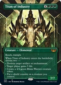 Titan of Industry (Borderless) - Streets of New Capenna - Magic: The Gathering card