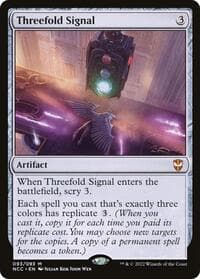 Threefold Signal - Commander: Streets of New Capenna - Magic: The Gathering card