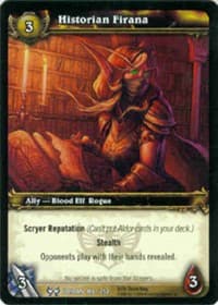 Historian Firana - The Hunt for Illidan - WoW card