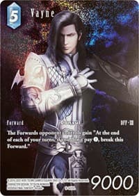 Vayne (Full Art Reprint) - Emissaries of Light - Final Fantasy TCG card