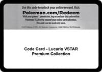Code Card - Lucario VSTAR Premium Collection - Miscellaneous Cards & Products - Pokemon card