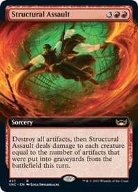 Structural Assault (Extended Art) - Streets of New Capenna - Magic: The Gathering card