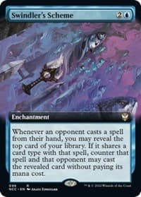 Swindler's Scheme (Extended Art) - Commander: Streets of New Capenna - Magic: The Gathering card
