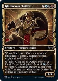 Glamorous Outlaw (Showcase) - Streets of New Capenna - Magic: The Gathering card
