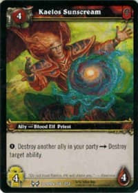 Kaelos Sunscream - The Hunt for Illidan - WoW card