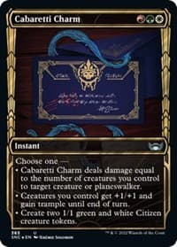 Cabaretti Charm (Gilded Foil) - Streets of New Capenna - Magic: The Gathering card