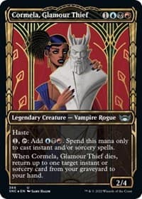 Cormela, Glamour Thief (Gilded Foil) - Streets of New Capenna - Magic: The Gathering card