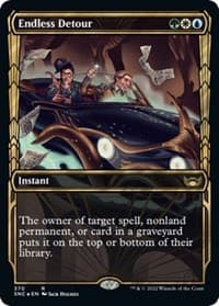 Endless Detour (Gilded Foil) - Streets of New Capenna - Magic: The Gathering card