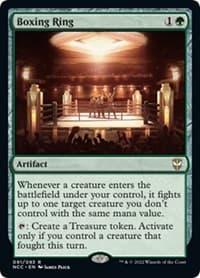 Boxing Ring - Commander: Streets of New Capenna - Magic: The Gathering card
