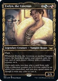 Evelyn, the Covetous (Gilded Foil) - Streets of New Capenna - Magic: The Gathering card