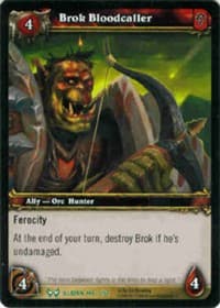 Brok Bloodcaller - The Hunt for Illidan - WoW card