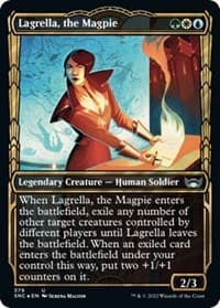 Lagrella, the Magpie (Gilded Foil) - Streets of New Capenna - Magic: The Gathering card