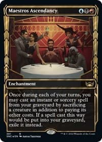 Maestros Ascendancy (Gilded Foil) - Streets of New Capenna - Magic: The Gathering card