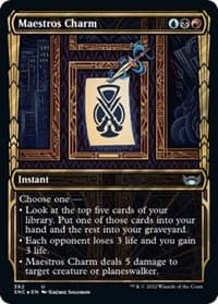 Maestros Charm (Gilded Foil) - Streets of New Capenna - Magic: The Gathering card