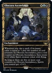 Obscura Ascendancy (Gilded Foil) - Streets of New Capenna - Magic: The Gathering card